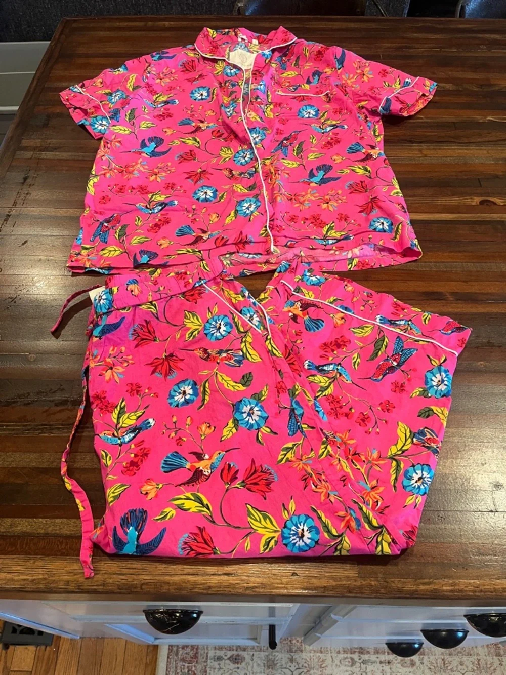 Print Fresh Organic Cotton Pajama set- large